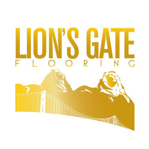 Create the logo Lion's Gate Flooring