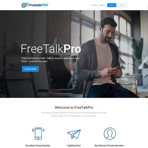 Webdesign For Freetalk Pro