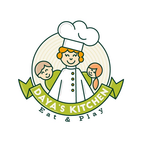 Family friendly restaurant logo concept