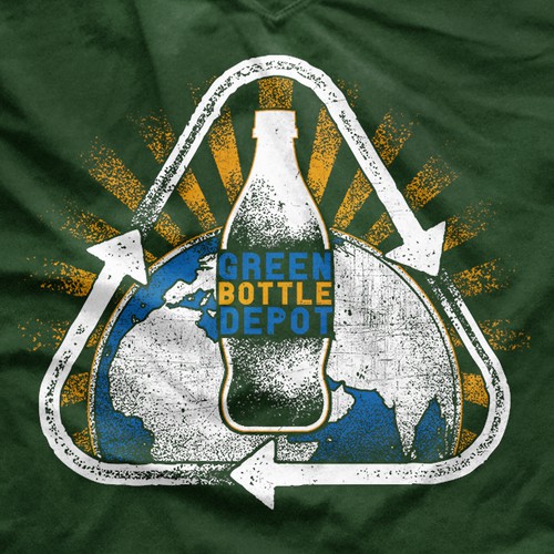Environmentalist Green Bottle Depot T-shirt II