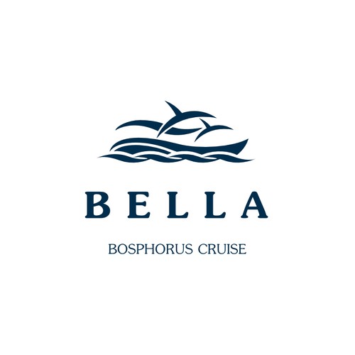 Create an elegant logo for a new Dinner Cruise Boat