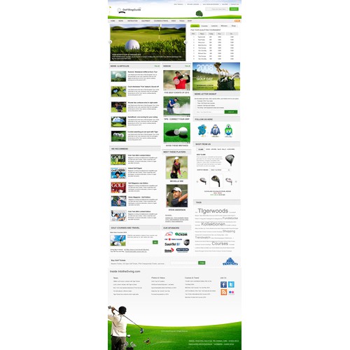 Designing a golf site 