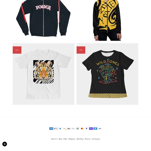 Ecommerce Site Customizations for Apparel Company