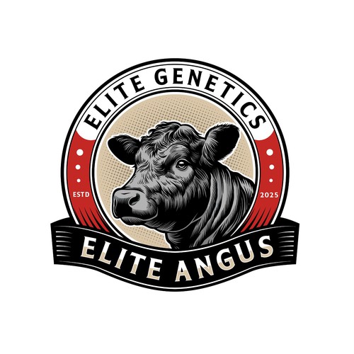 Logo for Angus Cows Farm