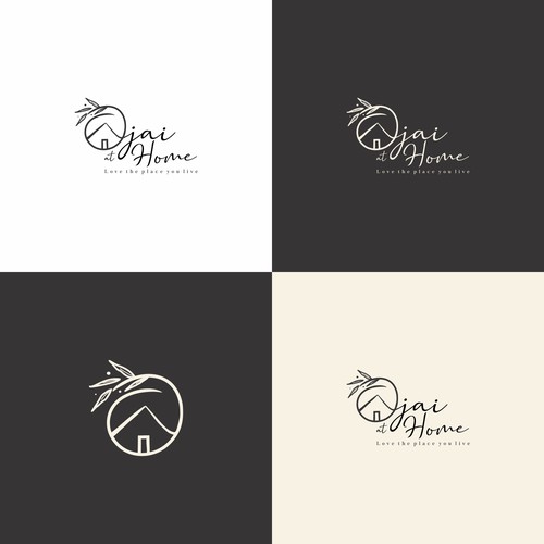 Modern Boho Logo for Ojai at Home