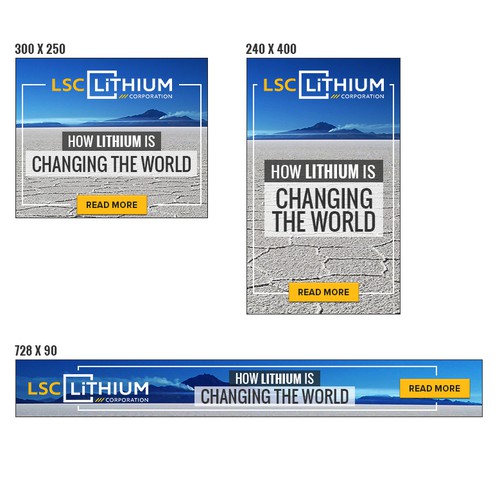 Banner design for LSC Lithium