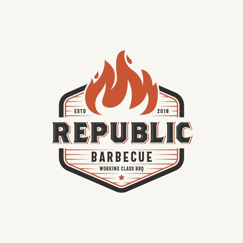 Logo Republic Barbecue