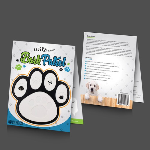 Pet product instructions card 
