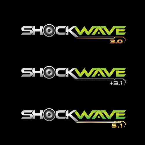 Loud logo design for a new soundbar technology