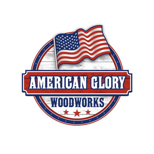 Logo for American Glory Woodworks