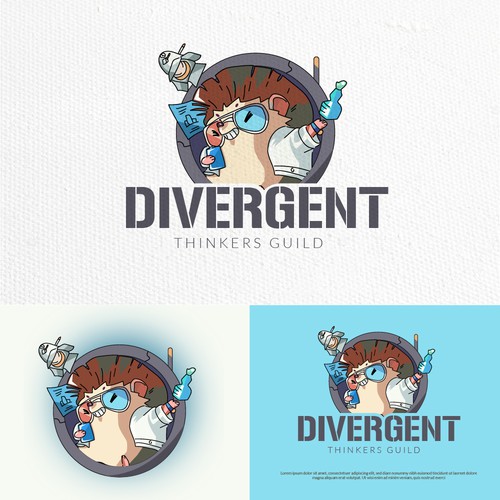 Logo concepts for Divergent Thinker Guild