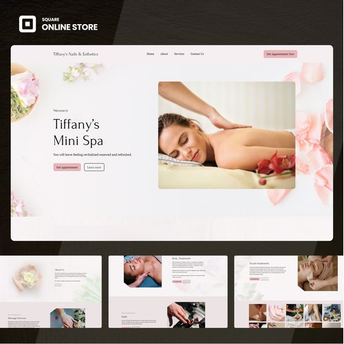 Tiffany's Nails & Esthetics Square online site