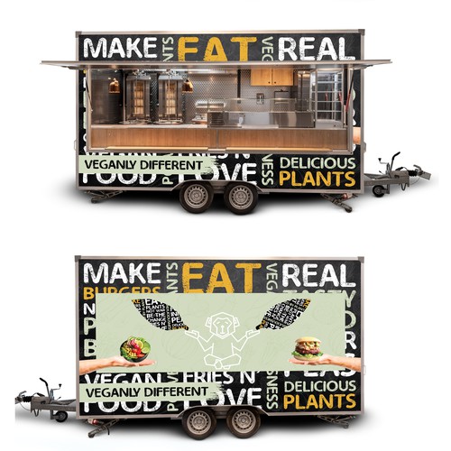 Food Truck Wrap for Monkey Munch Foods