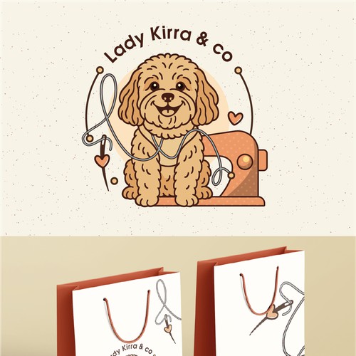 Dog clothing company logo