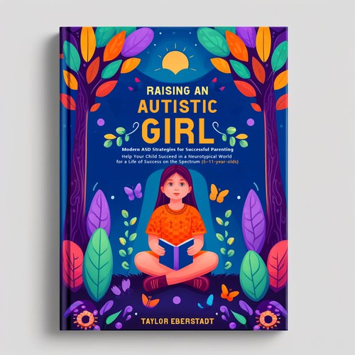 Book cover for book about girls with autism