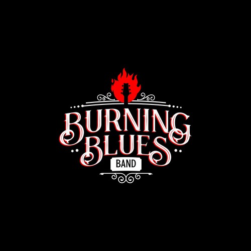 Logo for blues band