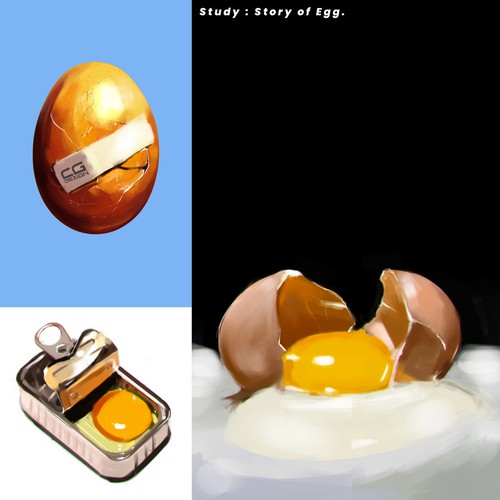 Study of egg.