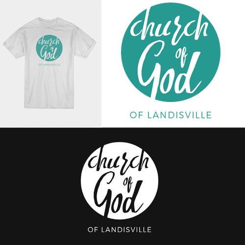 Bold logo for local church