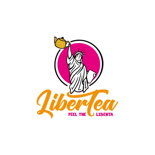 LiberTea a tea logo