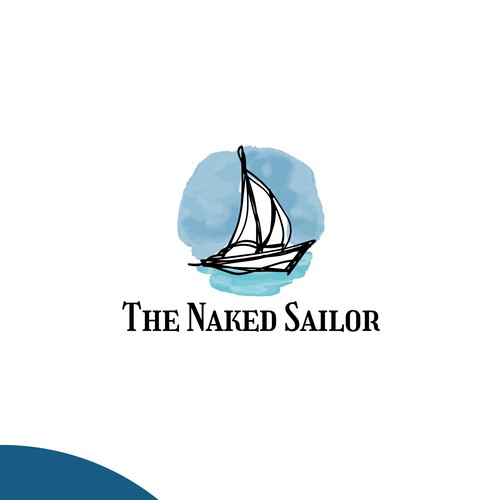 Logo concept for a sailing blog