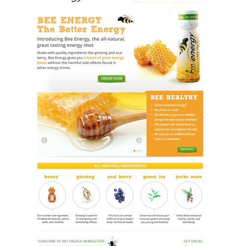New website design wanted for www.BeeEnergy.net