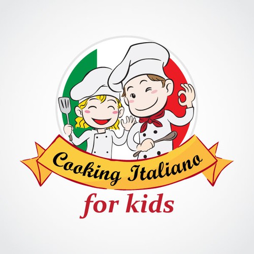 Create the next logo for Cooking Italiano for Kids