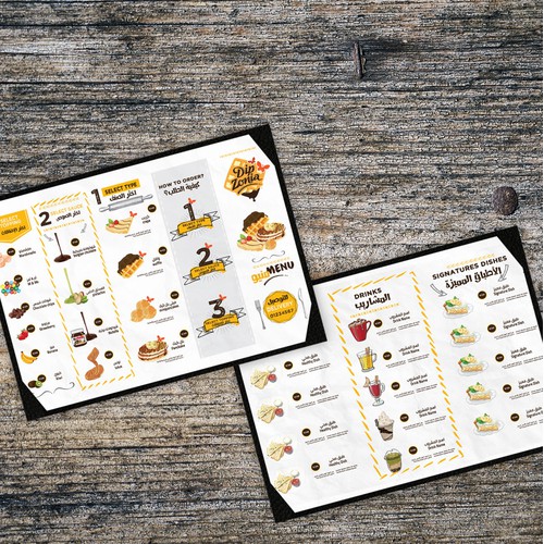 Creative menu design