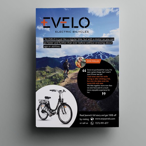 Poster Ad for EVELO