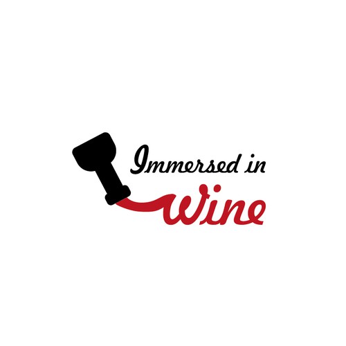Logo / Immersed in Wine
