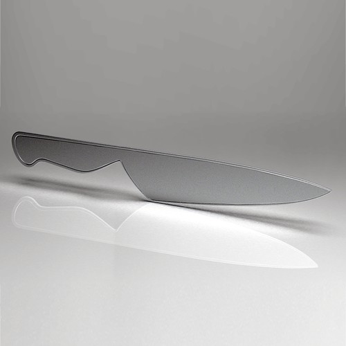 3d knife from 2d illustration