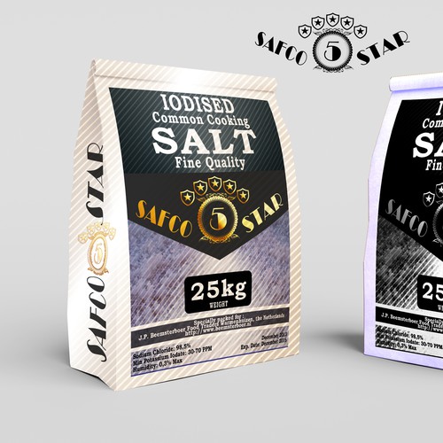 Packaging design for the salt product