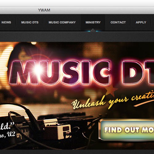 Banner Ad for Music DTS