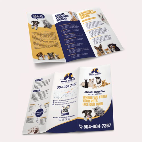 animal hospital brochure