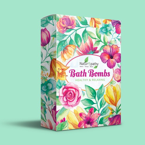 Bath Bombs packaging design
