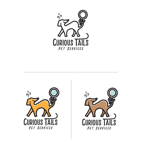 Curious Tails - (Pet Services) Logo