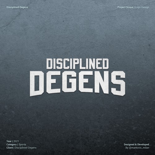 Disciplined Degens - Logo