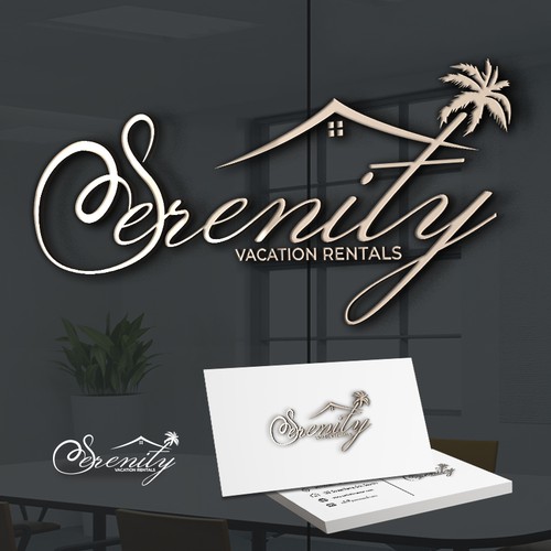 New Vacation home rentals logo for our Airbnb!