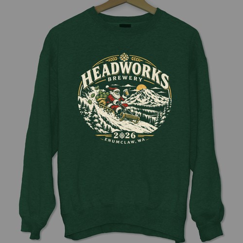 Christmas design for a brewery