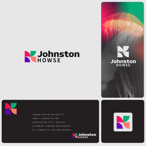 Colourful Abstract Bird Logo