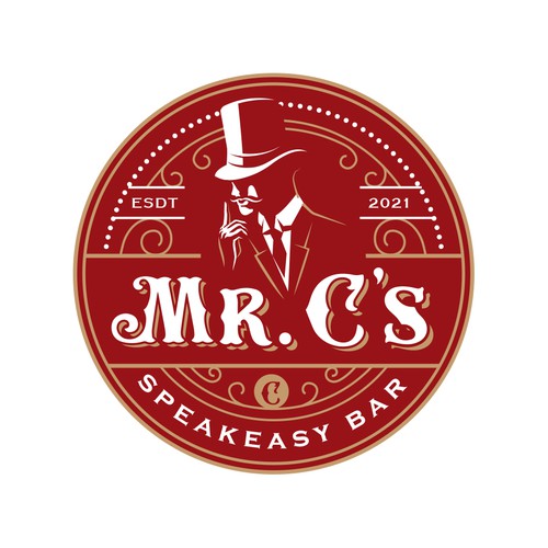 Unique logo for speakeasy bar