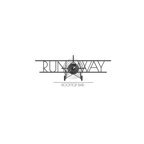 Logo for "RunWay" Bar.