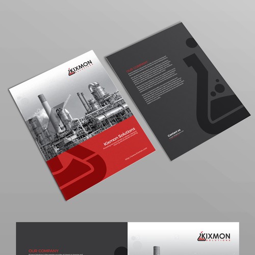 front Bi fold brochure for kixmon