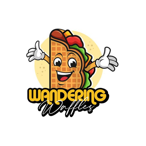 waffle sandwiches mascot