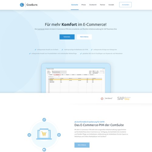 Homepage for Comsuite