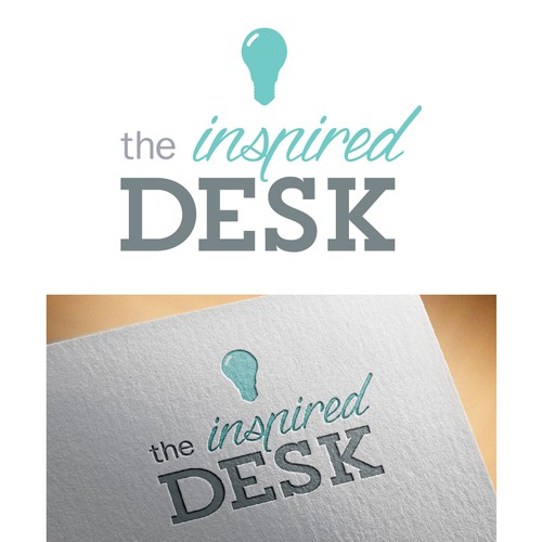 Logo concept for blog "Inspired Desk"