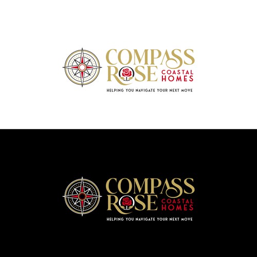 Compass Rose Logo Design 