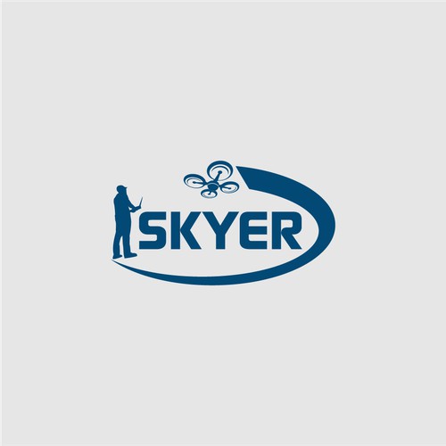 Logo of "skyer" to carry out enlightenment business of drone