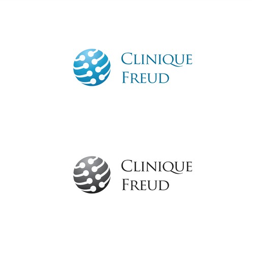 logo design for Clinique Freud (French version) or Freud Clinic (English version)
