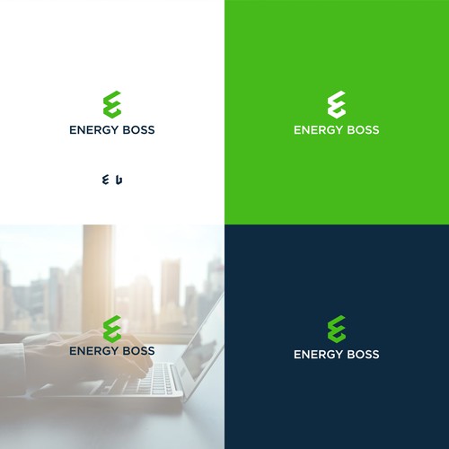 energy boss logo concept
