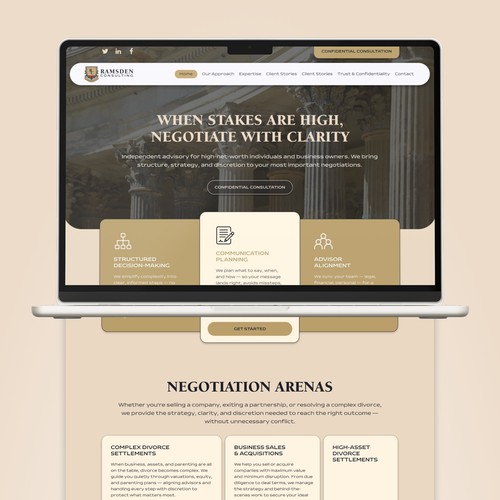 The Ramsden Consulting website